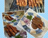 Foto langkah ke 14 dari resep Sate Ayam Bumbu kacang Aka Sate ayam madura enakkkkkkks🍢🍢🍢😋😋😋.