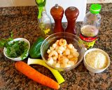 Foto del paso 1 de la receta: Arroz jardinero con mariscos