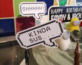 A picture of step 10 of Vickys 'Among Us' Cake Decoration Idea.