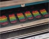 Foto langkah ke 9 dari resep Rainbow cat tongue cookies (lidah kucing).