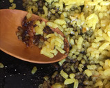 Foto del paso 16 de la receta: Arroz en paella,de pollo, ajos tiernos y habas, de la iaia Teresa