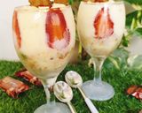 A picture of step 4 of Mix Fruits Trifle 😋😋.