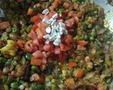 A picture of step 5 of Mix Veg Pulao.