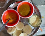 A picture of step 6 of Idli sambar.