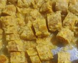 A picture of step 3 of Gatte ki sabzi.