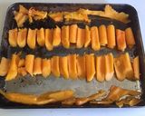 A picture of step 2 of California Farm Stuffed Butternut Squash Dinner.