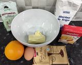 Foto del paso 1 de la receta: Galletas de naranja y chocolate 🍫