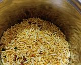 A picture of step 4 of Murmure bhadang(puffed murmure chiwda).