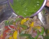 Noodles in Green Pesto Sauce recipe step 4 photo