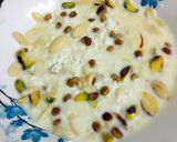 A picture of step 5 of Kandhari kheer.