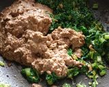A picture of step 4 of Radish leaves curry.