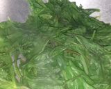 A picture of step 1 of Indori Palak poori.