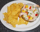 Foto del paso 3 de la receta: CEVICHE DE LOCOS, CAMARONES, CONGRIO Y MANGO