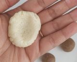 A picture of step 4 of Thandai stuffed Paneer Ball sweet.