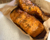 Foto del paso 2 de la receta: Salmón con miel y salsa de soja en Freidora de Aire