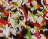 صورة لخطوة 6 من وصفة بيتزا بالخضار 🍕🍕🍕🥗🥗🥗