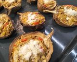 Foto del paso 12 de la receta: Berenjena rellena de pollo