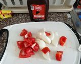 Foto del paso 2 de la receta: Lentejas rancheras (con carne y huevo)