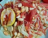 র প্যাপায়া স্যালাড (raw papaya salad recipe in Bengali) রেসিপির ধাপ 5 ছবি