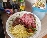 รูปขั้นตอนการทำที่ 2 ของ หมูผัดพริกขิง