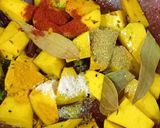 A picture of step 4 of Khatta Meetha Banarasi Kaddu Sabji.