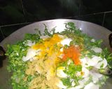 A picture of step 3 of Mooli Ki Dhokli.