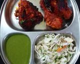 A picture of step 6 of Spicy Tandoori Chicken Without a Tandoor.