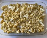 A picture of step 6 of Crusty Baked Shells and Cauliflower.