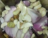 A picture of step 1 of Korma Biryani.