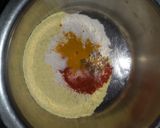 A picture of step 1 of Baingan Bhaja.