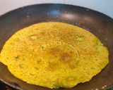 A picture of step 5 of Moong Dal Pudla.