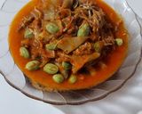 Foto langkah ke 4 dari resep Sayur jantung pisang petai pedas.
