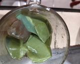 Foto langkah ke 6 dari resep Es Matcha Cincau (matcha cincau).