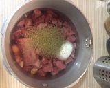 A picture of step 2 of Carne en su jugo, Jalisco Style.
