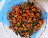 Foto langkah ke 4 dari resep Oseng tempe kacang panjang.