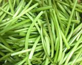Hình bước làm 1 của món Kim chi cọng khoai lang