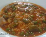 Foto del paso 5 de la receta: Arroz con salchichas y verduras