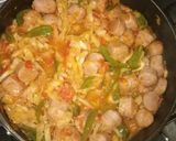 A picture of step 1 of Dinner boiled rice and sausage straw #favorite Easter dish.