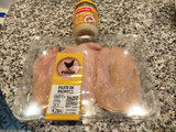 Filetes de pollo con salsa al whisky – exprés