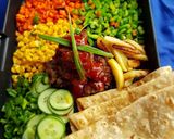 A picture of step 3 of Jamaican beef tacos.