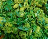 A picture of step 2 of The green trio kachori.
