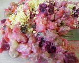 A picture of step 2 of Ensalada Rusa.