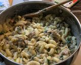 Carbonara rakott tészta spenóttal 🍃 recept fázis 7 fotója