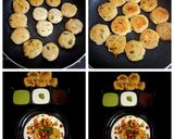 A picture of step 4 of Farali Red Potato Tikki Chaat.