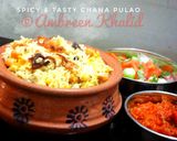 A picture of step 6 of Spicy Chana Pulao.