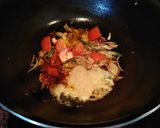 A picture of step 6 of Mushroom Biryani.