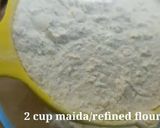 A picture of step 2 of Eggless Donuts.