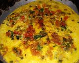 A picture of step 4 of MasalaOmelette.