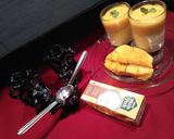 A picture of step 13 of NoBake Mango Cheesecake.