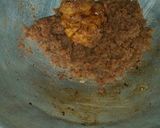 A picture of step 3 of Dates ground peanuts ladoo.